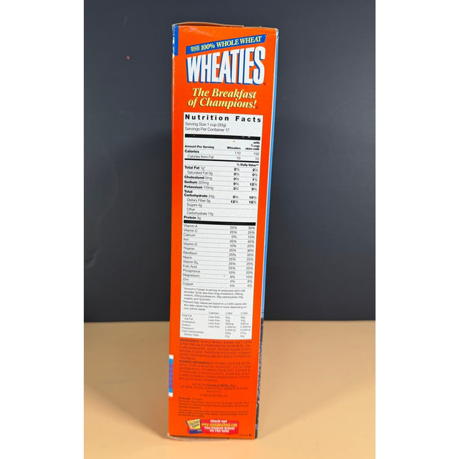 1997 Wheaties New York Yankees Unopened Cereal Box MLB Collectible