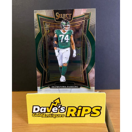 Olumuyiwa Fashanu 2024 Select #66 Rookie RC Card New York Jets