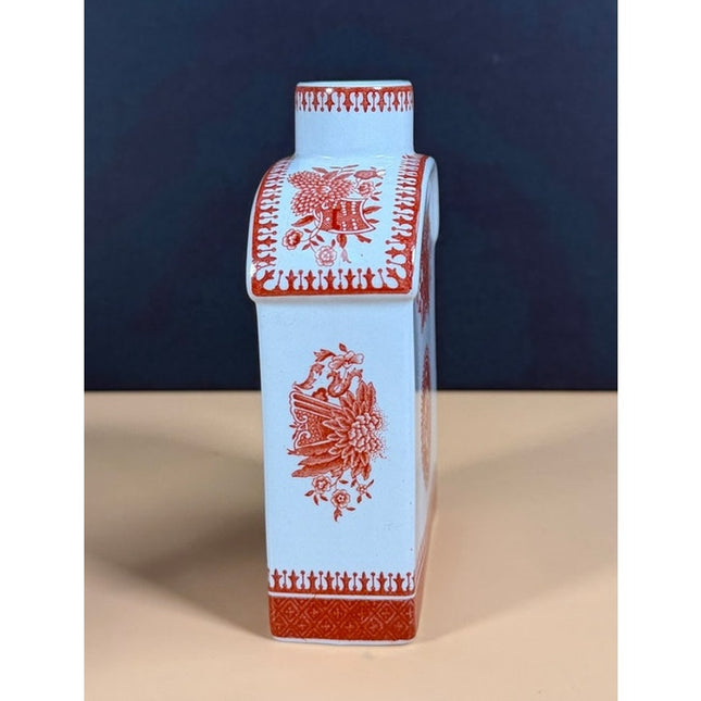 Copeland Spode Fitzhugh Tea Caddy England 1960s Missing Stopper