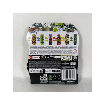 Super Rare Hot Wheels Tony Hawk Skate Shreddin’ Skeleton Trick Skateboard NIP