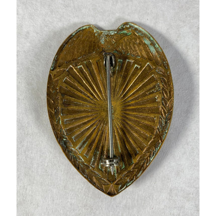 Vintage Quitman GA Patrolman Police Department Badge Hi-Glo Obsolete