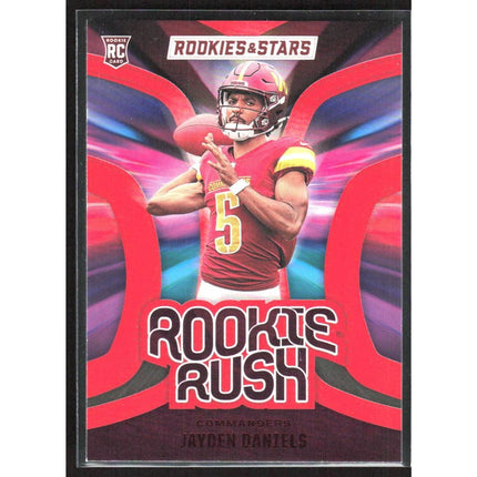 Jayden Daniels 2024 Panini Rookies & Star Rook Rush Longevity #RR-JDS Commanders