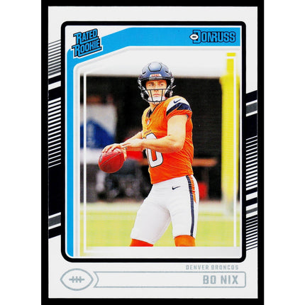 Bo Nix 2024 Donruss #369 RC Denver Broncos