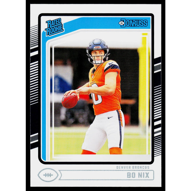 Bo Nix 2024 Donruss #369 RC Denver Broncos