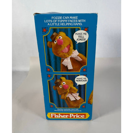 Vintage Fisher Price Jim Henson Muppet Fozzie Bear Hand Puppet #861 — In Box