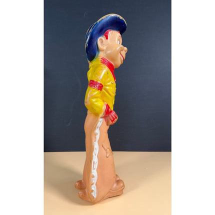 Vintage 1950s Sheriff Howdy Doody Rubber Squeeze Doll Toy 12.75"