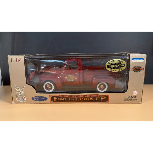 Road Legends 1948 Ford F-1 Pick-Up 1:18 Scale Diecast Model Car OB 10"