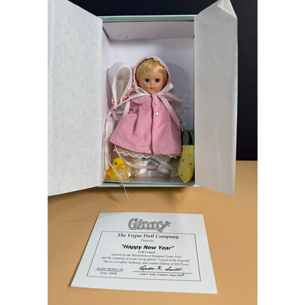 Vogue Ginny Doll Crib Crowd Lunch at the Roycroft 8EXBL158 Limited Edition OB
