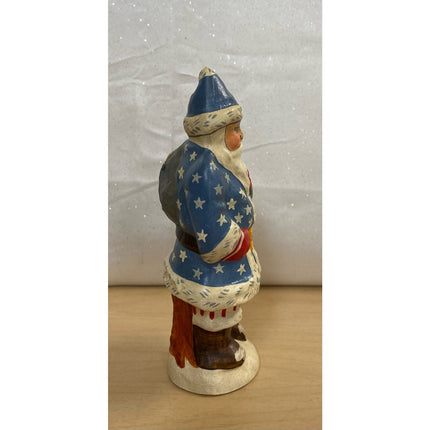 2002 Vallincourt Stars Santa #833 – 6 1/4" Porcelain Figurine