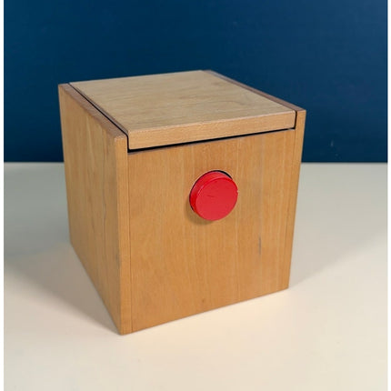 Vintage Jax of Maine Handmade Jack in the Box Wooden Toy Working