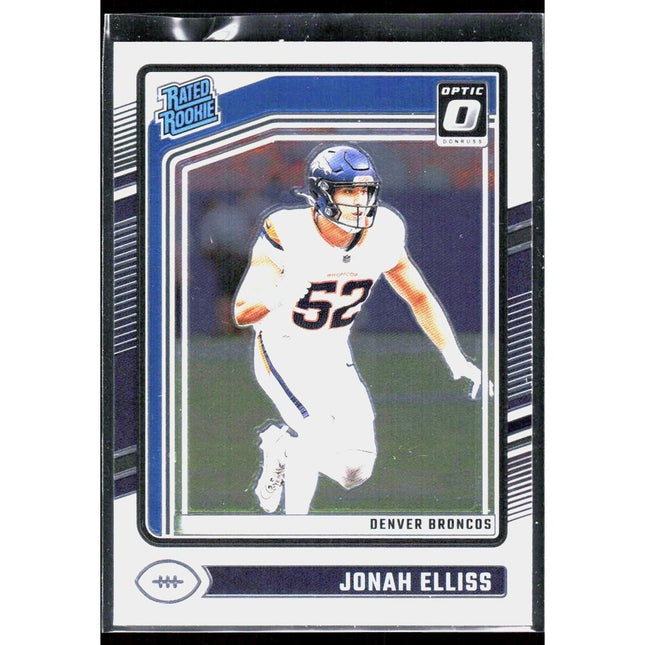 Jonah Elliss 2024 Donruss Optic #257 RC Broncos
