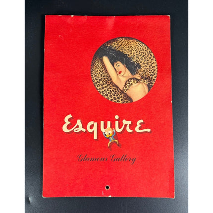 1948 Esquire Glamour Gallery Pinup Calendar 12" x 8.5" Retro Collectible