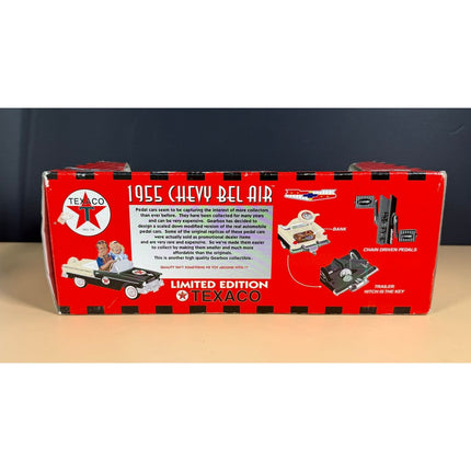 Gearbox Texaco 1955 Chevy Bel Air Chain Driven Pedal Car Bank Series #12 OB