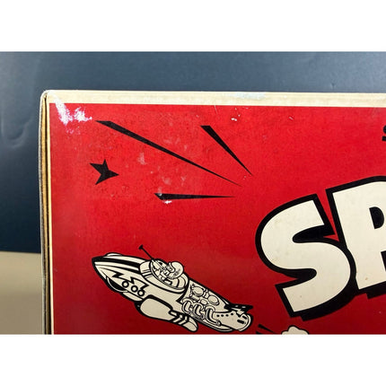 Flash Gordon Schylling Sparkling Rocket Fighter Ship Tin Toy 12" with Box