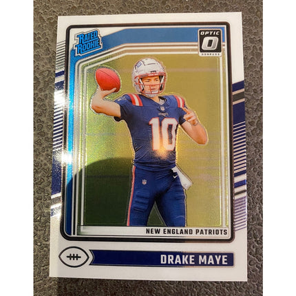 2024 Panini Donruss Optic Rated Rookie RC Drake Maye #229 New England Patriots