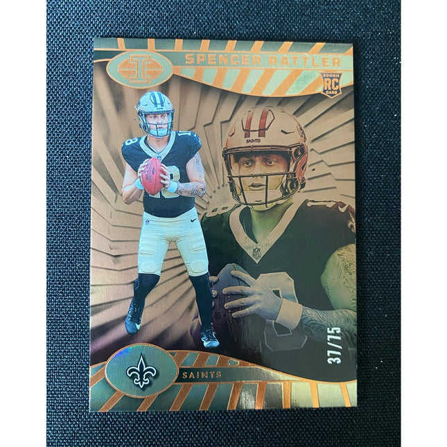 2024 Panini Illusions Spencer Rattler #62 Bronze RC Saints