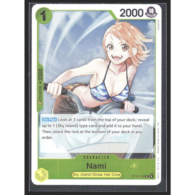 Nami (OP15-108) Adventure on Kami's Island #OP15-108 Rare