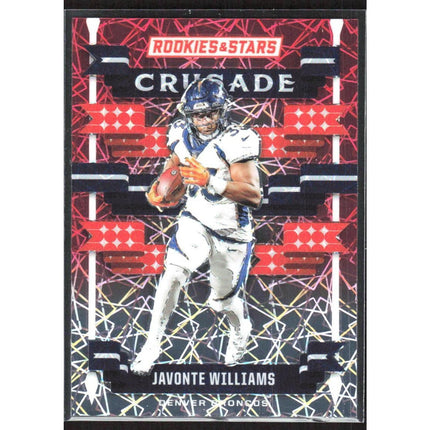 Javonte Williams 2024 Panini Rookies & Stars Crusade Longevity #C-JWS Broncos