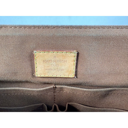 Louis Vuitton Macassar Messenger Crossbody Laptop Bag w/ Entrupy COA MSRP $1900