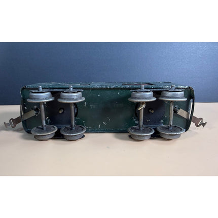Early Lionel Dark Green Baggage Car 7" Vintage Train Car