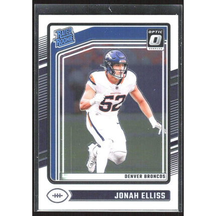 2024 Jonah Elliss Donruss Optic #257 RC Broncos