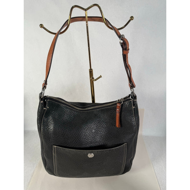 Coach Vintage Chelsea C0782-F10891 Brown Pebbled Leather Hobo Shoulder Bag