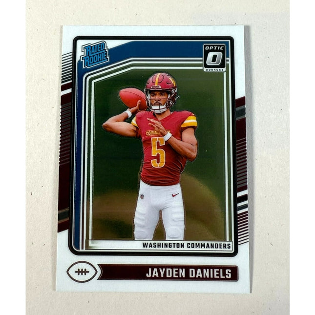 2024 Donruss Optic Jayden Daniels RC #248 Rated Rookie Commanders QB