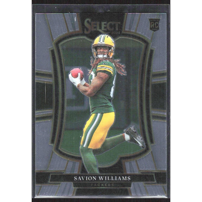 Savion Williams 2025 Panini Select #167 RC Green Bay Packers