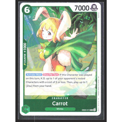 Carrot Extra Booster: One Piece Heroines Edition #EB03-013 Rare