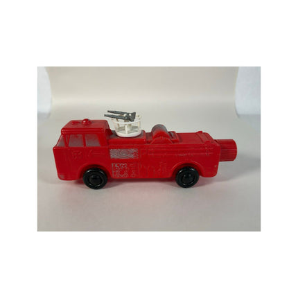 Vintage 1960s Soaky Speed Toys Fire Engine Ladder Truck Soap Bottles Set