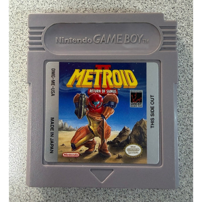Nintendo Game Boy Metroid II Return of Samus Vintage Game Cartridge