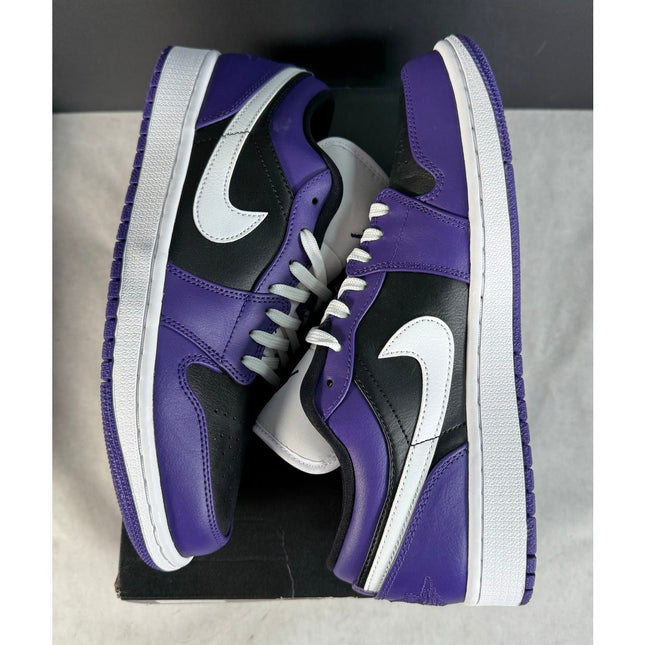 Air Jordan 1 Low "Court Purple White" Sneakers – Men’s US 9 NIB