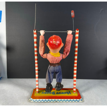 Vintage Howdy Doody Tin Acrobat Wind-Up Toy 13.5" Classic Working Collectible