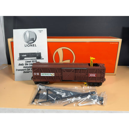 Lionel Animated Giraffe Car 6-19846 Unused Original Box Model Train