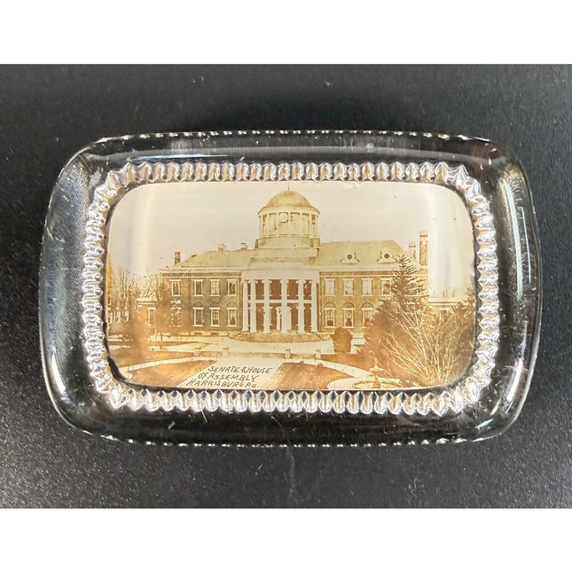Harrisburg PA Senate & House Capitol Building Paperweight – Pre-Fire