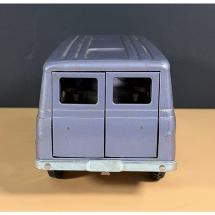 Vintage Nylint Ford Econoline Van Pressed Steel Toy Purple 11"