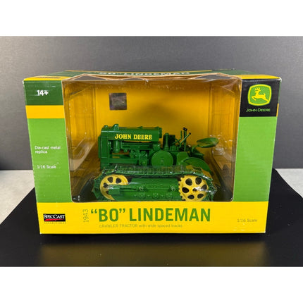 SpecCast John Deere “Bo” Lindeman Crawler Tractor 1:16 Diecast Model – NIB