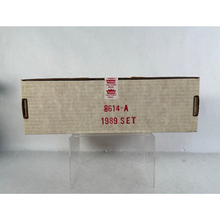 1989 Fleer Factory Sealed Baseball Logo Stickers and Trading Cards Set