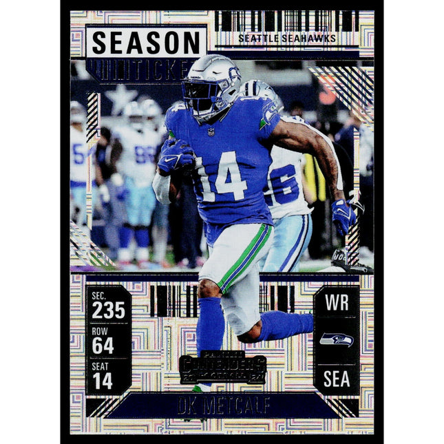 DK Metcalf 2024 Panini Contenders Season Ticket Retail #91 Seattle Seahawks