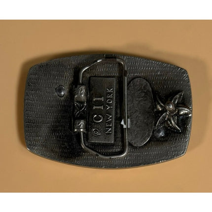 Vintage Masonic Belt Buckle Metal Collectible