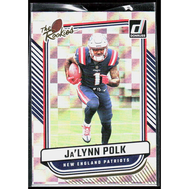 Ja'Lynn Polk 2024 Donruss The Rookies #TR-15 New England Patriots