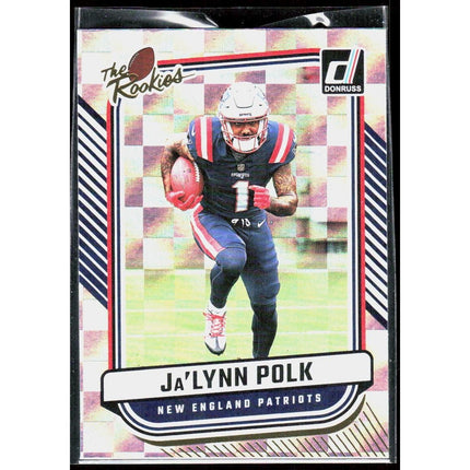 Ja'Lynn Polk 2024 Donruss The Rookies #TR-15 New England Patriots