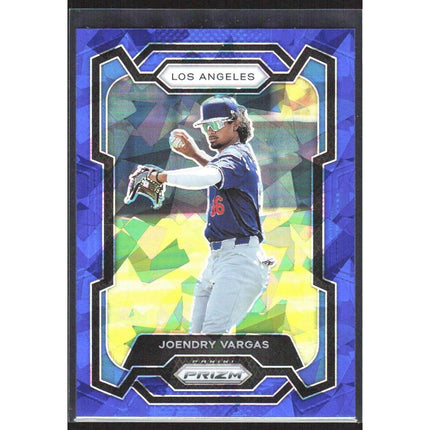 Joendry Vargas 2024 Panini Prizm Blue Ice Prizms #43 Los Angeles Dodgers