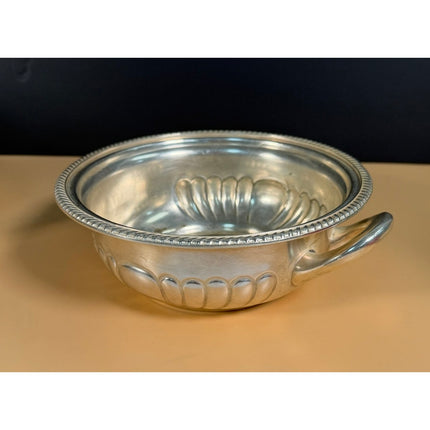 4 Star Admiral International Silver Soldered Serving Bowl 9" Vintage