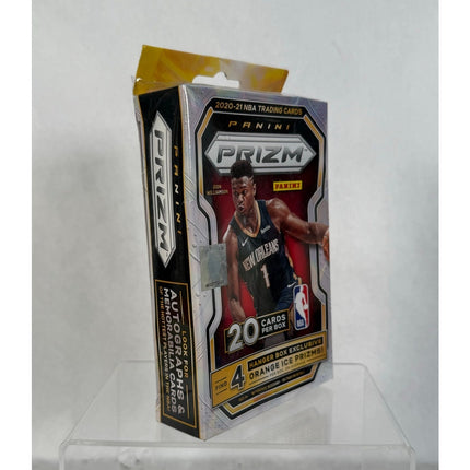 2020-21 Panini Prizm NBA Basketball Hanger Box 20 Cards w/ Orange Ice Prizm