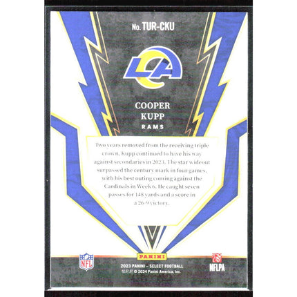 Cooper Kupp 2023 Panini Select Turbocharged #TUR-CKU Los Angeles Rams