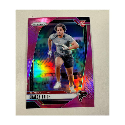 2024 Panini Prizm Bralen Trice RC #312 Pink Prizm Rookie Card Falcons