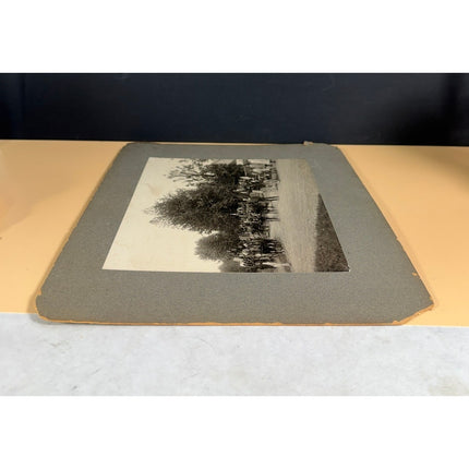 Early 1910s Bird in Hand PA Patriotic Parade Cabinet Photograph Lancaster Estate