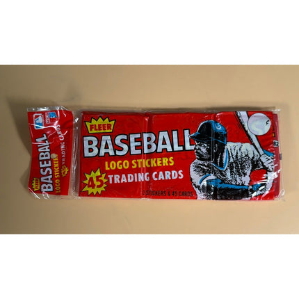 1982 Fleer Baseball Rack Pack Sealed 45 Cards + 3 Logo Stickers