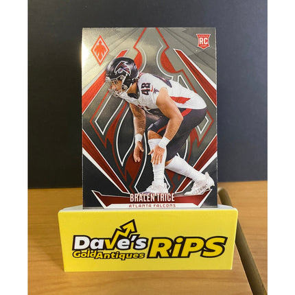 2024 Panini Phoenix Bralen Trice RC #162 Falcons Rookie Card